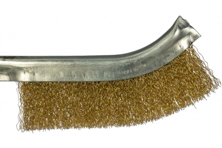 Щетка омедненная 17230001 с пластиковой ручкой АТАКА 22402