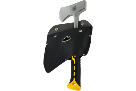 Туристический цельнокованый топор Berger BG 600 г, с чехлом, 3-компонентная рукоятка BG1530