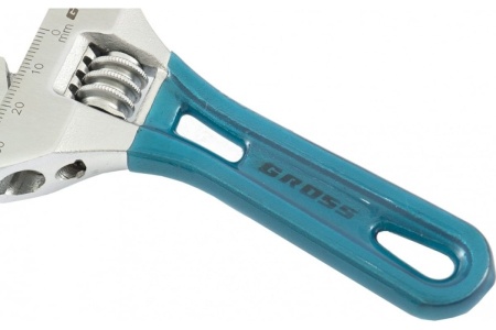 Разводной ключ 140мм, CrV, укороченная ручка GROSS 15565