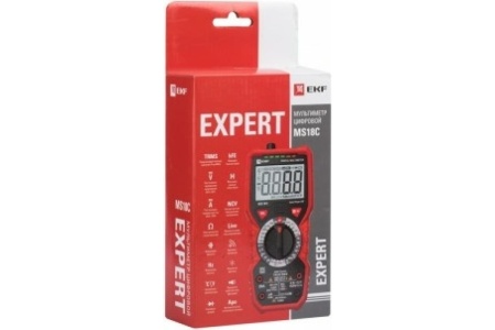 Цифровой мультиметр EKF MS18C Expert SQIn-180701-pm18C