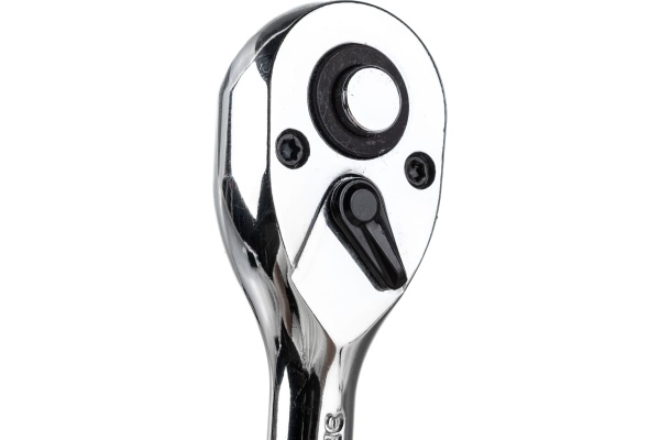 Трещотка с прямой рифленой металлической ручкой ЭВРИКА 1/4 72-зубцовая ER-91472 Трещотка с прямой рифленой металлической ручкой ЭВРИКА 1/4 72-зубцовая ER-91472