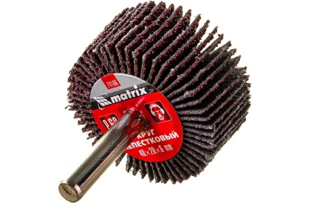 Круг лепестковый (40x20x6 мм; P 60) для дрели MATRIX 74166