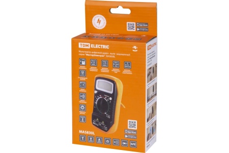 Цифровой мультиметр TDM МастерЭлектрик MAS830L SQ1005-0011
