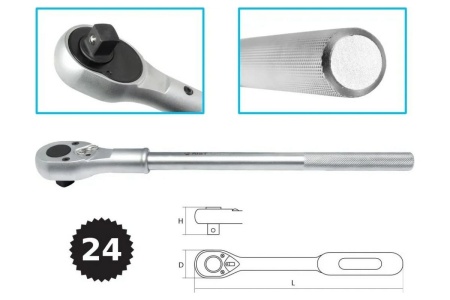 Трещотка AIST 3/4 24 зуб. 52122-24 00-00007916