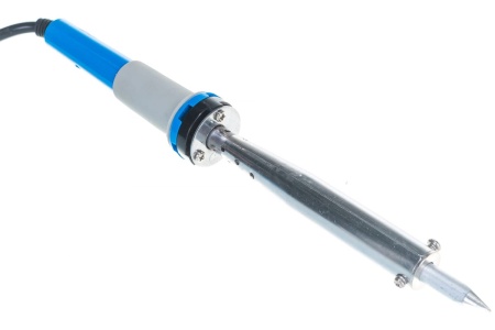 Двухкомпонентный электропаяльник Зубр Эксперт рукоятка жало ДСС форма клин 100 Вт 55402-100