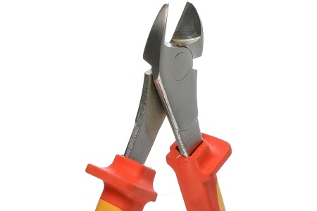 Диэлектрические усиленные бокорезы, двухкомпонентная рукоятка, до ~1000В, 170мм ЗУБР ЭКСПЕРТ ЭЛЕКТРОМОНТАЖНИК 22145-6-17