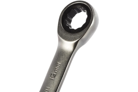 Накидной трещоточный ключ 14х15мм ROCKFORCE RF-7571415M