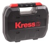Дрель-шуруповерт аккумуляторная бесщеточная KRESS, KU202.1, 12В, 38Нм, 2Ач x2, ЗУ 1,5А, кейс