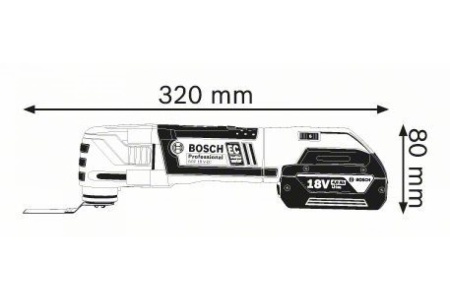 Универсальный резак | реноватор Bosch GOP 18 V-EC 0.601.8B0.000