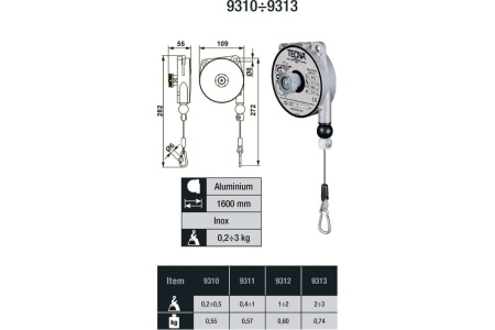 Таль балансир TECNA 9311 100083444