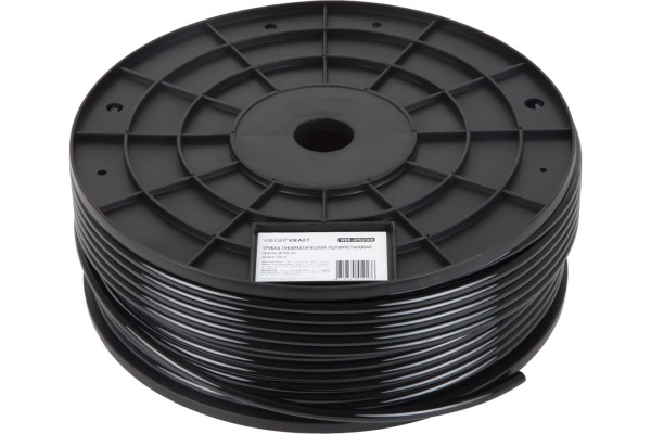 Трубка пневматическая прямая 5x8 мм катушка 100 м WIEDERKRAFT WDK-SPU0508