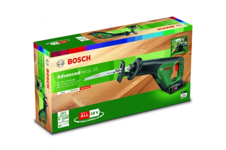 Аккумуляторная сабельная пила Bosch AdvancedRecip18 без аккумулятора и з/у 06033B2402