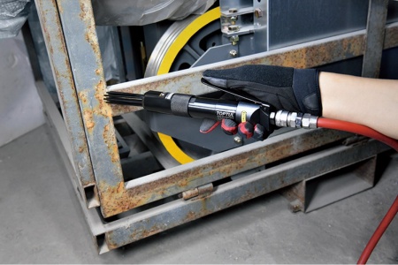 Зачистной игольчатый молоток TOPTUL 5000 ударов в мин KAHC5013