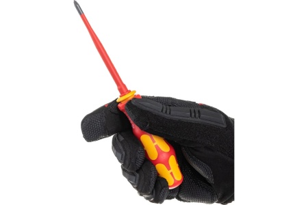 Набор диэлектрических бит с динамометрической рукояткой-держателем Wera, 1,2-3 Нм, 16 предметов, WE-135906