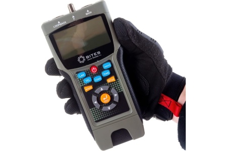 Сетевой тестер кабеля 5Bites UTP/FTP/STP RJ45, TEL RJ11/12, BNC, рефлектометр TDR, LCD LY-CT030 PRO