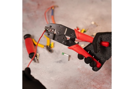 Кримпер для обжима штыревых наконечников 6.0-10.0 - 16.0 мм2 REXANT HT-301 S 12-3019