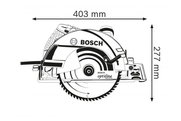 Дисковая пила Accesstyle DS-A/185-1200W/SBS