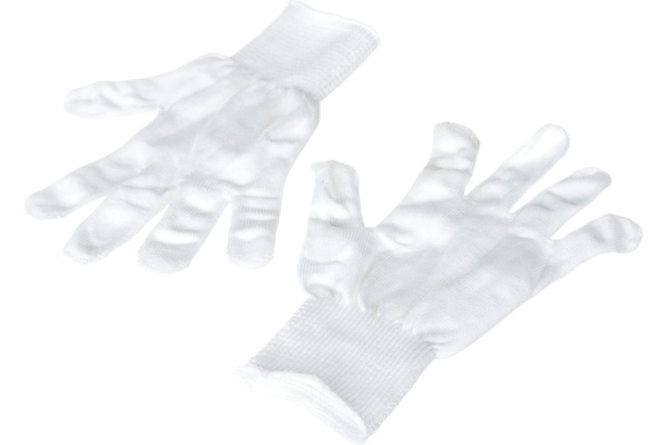 Перчатки Россия нейлон, 13 класс, белые, L 67820