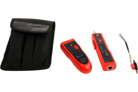 Тестер-трассоискатель для тестирования кабеля 5bites UTP/FTP/STP RJ45, TEL RJ11/12 LY-CT025