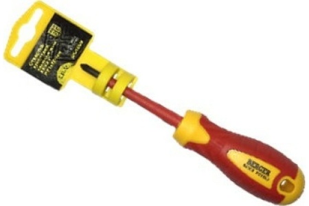 Диэлектрическая крестовая отвертка PH0*60мм, до 1000V Berger BG BG1055
