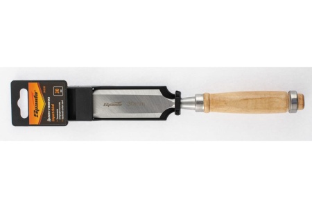 Долото-стамеска SPARTA 30 мм, деревянная рукоятка 242535