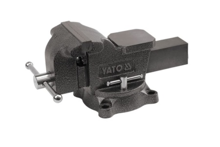 Слесарные тиски YATO 100мм поворотные YT-6501