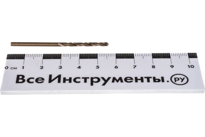 Сверло по металлу (10 шт; 2.5 мм; HSS-Co; пластиковый футляр) ROCKFORCE RF-DSP25H