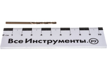 Сверло по металлу (10 шт; 2.5 мм; HSS-Co; пластиковый футляр) ROCKFORCE RF-DSP25H