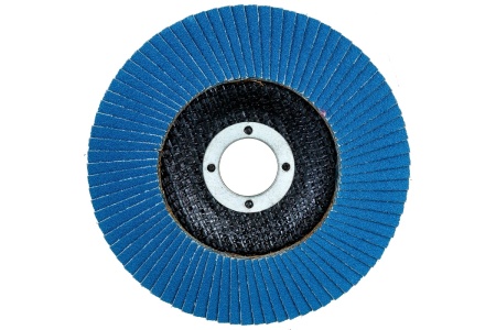 Круг наждачный лепестковый по металлу Plus (125х22.2 мм; Р120; циркониевый) CUTOP 72-125120