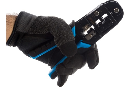 Обжимной инструмент NETLAN профессиональный, коннекторы: 8P8C, 6P6C, 6P4C EC-CI-286