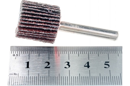 Круг лепестковый (20x20x6 мм; P 40) для дрели MATRIX 74100