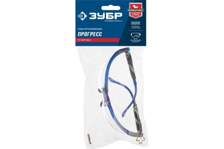 Защитные очки ЗУБР Прогресс прозрачные 110320_z02