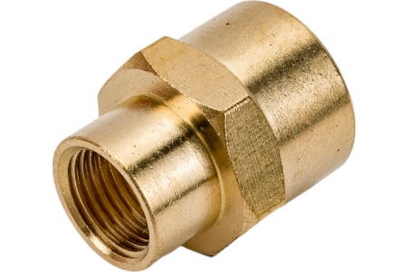 Соединитель резьбовой F1/4"xF1/8" ЭВРИКА ER-FF04/02