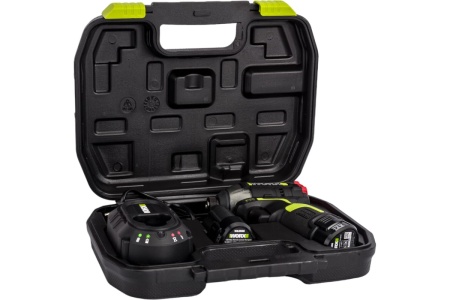 Аккумуляторный ударный бесщеточный винтоверт WORX Professional 12В, 140Нм, 2x2Ач WU132 Аккумуляторный ударный бесщеточный винтоверт WORX Professional 12В, 140Нм, 2x2Ач WU132