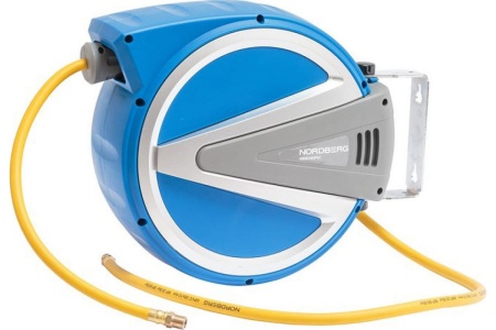 Шланг воздушный на катушке, гибридный PVC 8х12 мм, 15+1 м NORDBERG HR0815HPVC