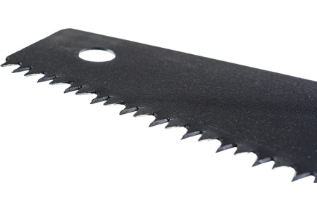 Ножовка по дереву,450 мм,7-8 TPI, зуб 2D, каленые зубья, защитное покрытие, 2-х компонентная рукоятка СИБРТЕХ "Зубец" 23811
