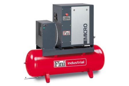 Винтовой компрессор с электронным контроллером на ресивере с осушителем FINI MICRO 4.0-10-200 ES IE3 100522814