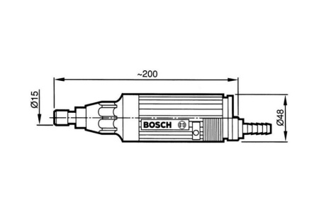 Пневматическая прямошлифовальная машина Bosch 0.607.260.101