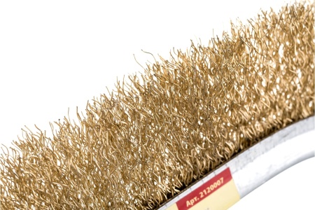 Ручная щетка Политех тип B, латунированная, 2120007