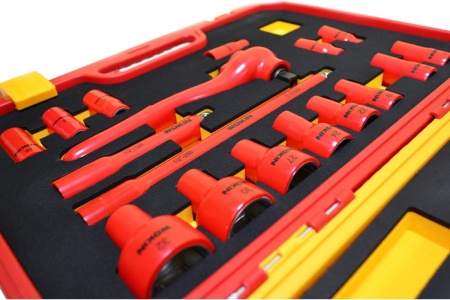 Набор диэлектрических инструментов Wokin в пластиковом кейсе, 25 предметов 1352896