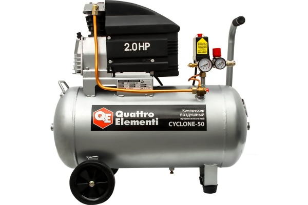 Поршневой масляный компрессор QUATTRO ELEMENTI CYCLONE-50 248-634