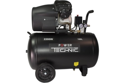 Компрессор POWER TECHNIC коаксиальный, масляный, 220В, 2200Вт  ACD400/100