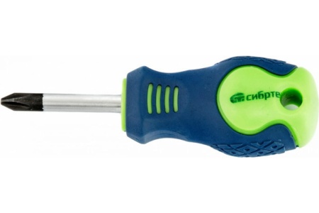 Отвертка, PH2 х 38 мм, CrV, 2-х компонентная рукоятка СИБРТЕХ 11831 Отвертка, PH2 х 38 мм, CrV, 2-х компонентная рукоятка СИБРТЕХ 11831