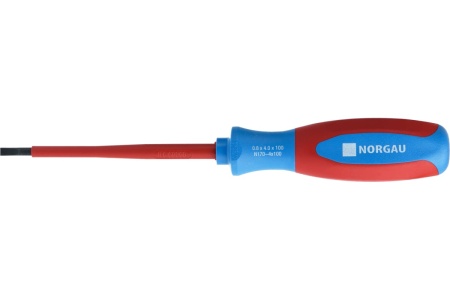 Шлицевая отвертка NORGAU VDE N170-4х100 067062040