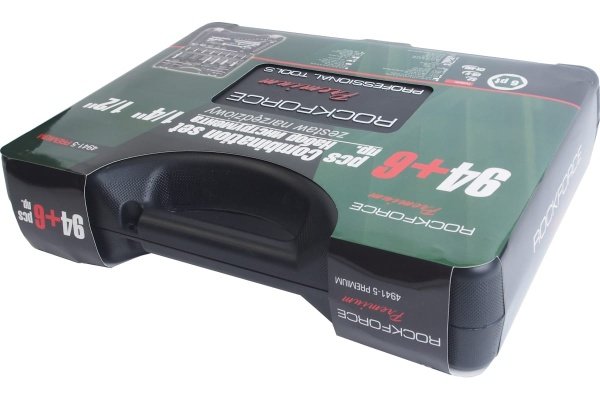 Набор торцевых головок и вставок 1/2 & 1/4DR 6-гранных ROCKFORCE RF-4941-5-PREMIUM 94+6