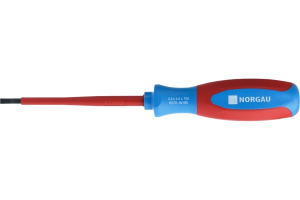 Шлицевая отвертка NORGAU VDE N170-4х100 067062040