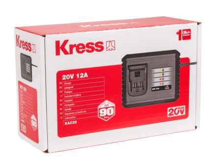 Зарядное устройство, KRESS, KAC22, 20В, 12A