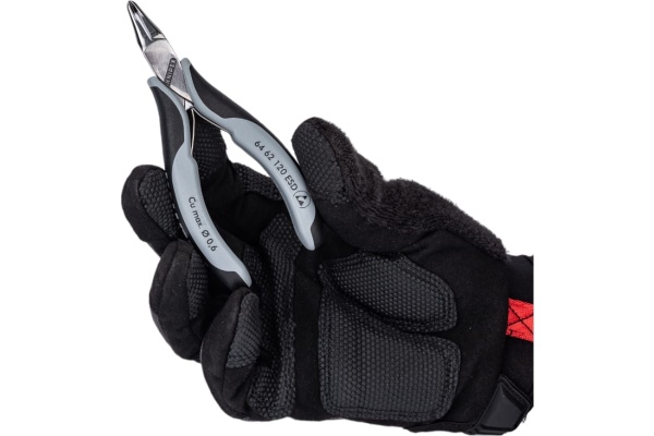 Бокорезы для электроники KNIPEX KN-6462120ESD Бокорезы для электроники KNIPEX KN-6462120ESD