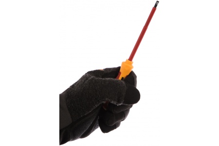 Шлицевая отвертка электрика REXANT SL 4х100 мм 12-4712