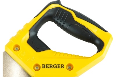 Ножовка по дереву Berger BG сегментная 450мм, 3D заточка, 9TPI,BG1839